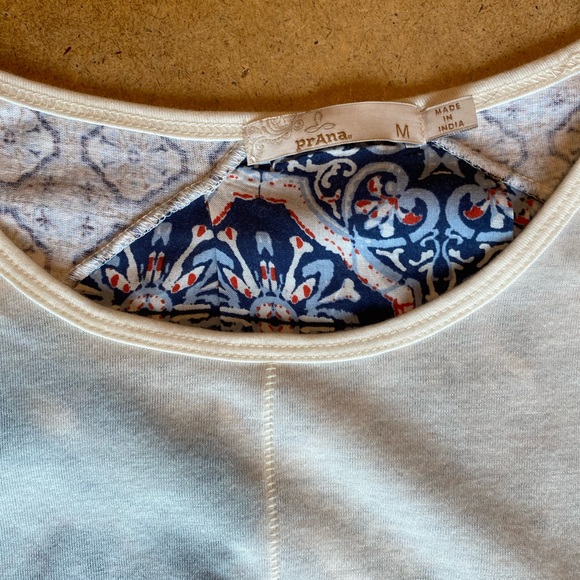 Prana long sleeve Mixed Media top - Picture 4 of 4
